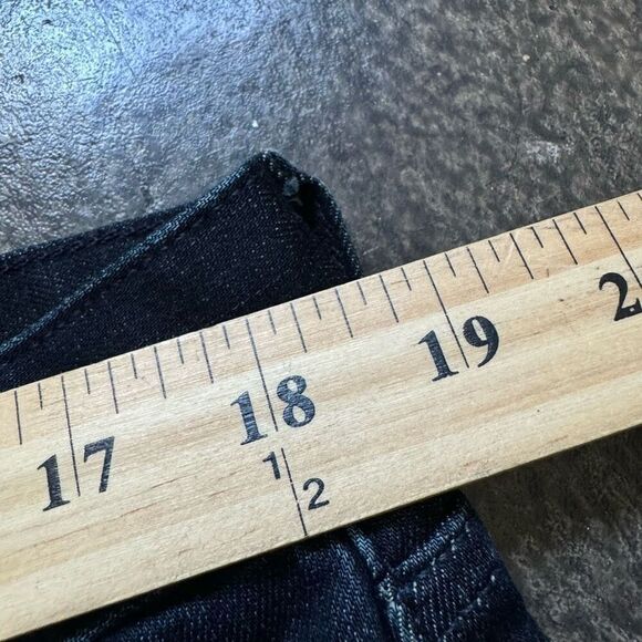 Banana Republic Blue Dark Wash Jeans Slim Fit Size 37x33 Cotton Blend Style - Picture 11 of 12